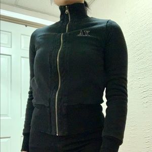Armani Exchange Zip-up Sweater